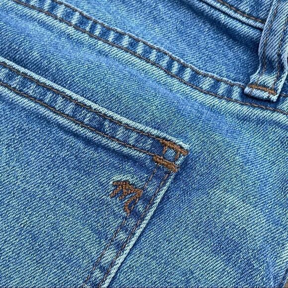 Madewell High Rise Button Fly Cut Off Denim Shorts 27 - Picture 5 of 7